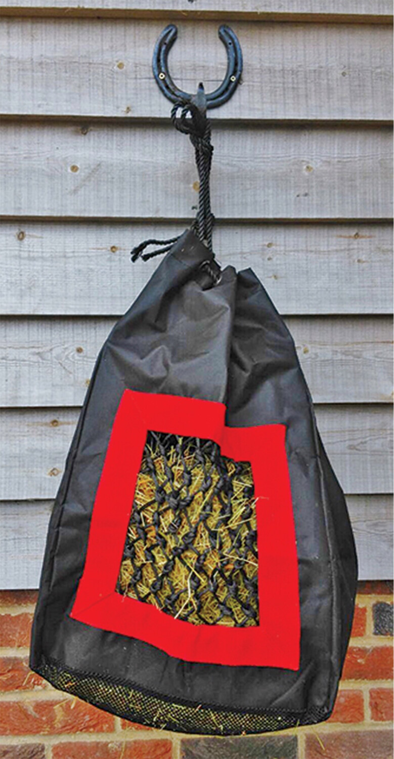SK Tidy Hay Bag 66cm x 40cm Black &amp; Red