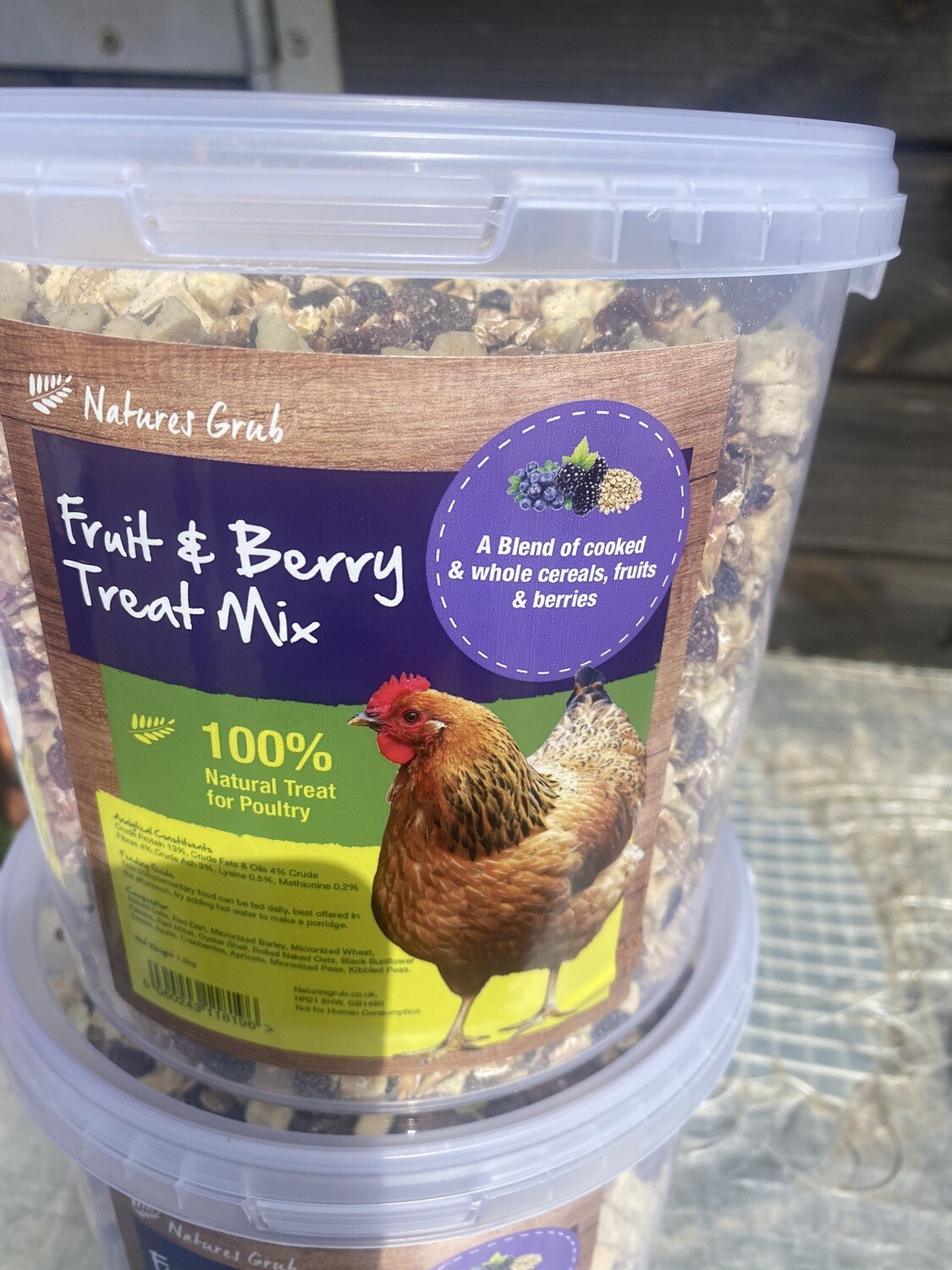 Natures Grub Fruit And Berry Treat Mix 1.2 Kilo