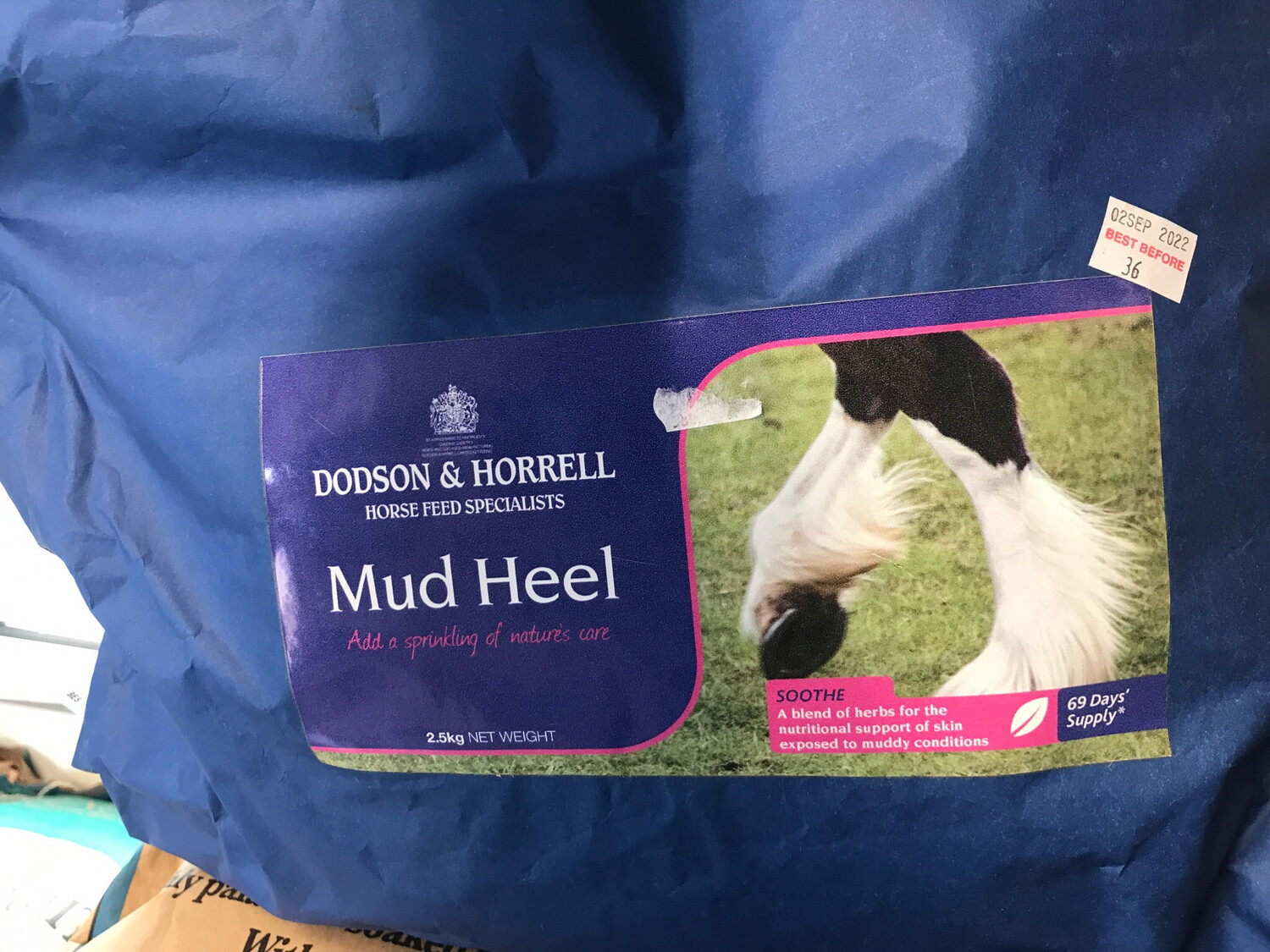 D&amp;h Mud Heel 2.5 Kg Refil. OFFER SHORT DATE