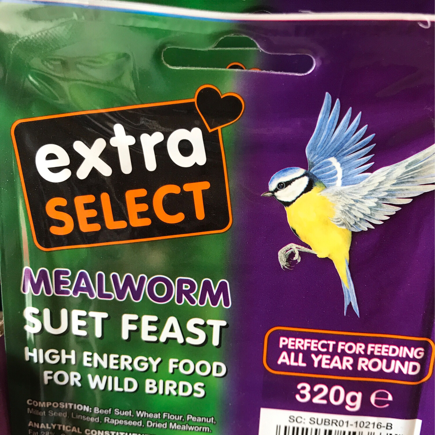SUET BLOCKS WHITH DRIED MEALWORM