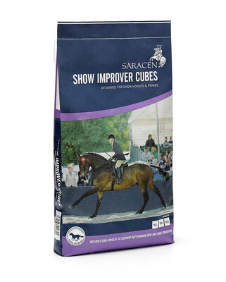 SARACENS SHOW IMPROVER CUBES 20KG. OFFER £3.50 Off