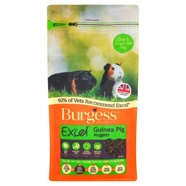 BURGESS GUINEPIG NUGGETS WITH MINT 2KG