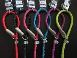 ANCOL VIVA ROPE REFLECTOR SLIP LEAD. BLUE, RED,BLACK