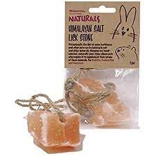 ROSEWOOD HIMALAYAN SALT LICK STONE RABBITS&amp;GUINEAPIG