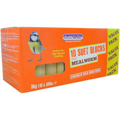 10 Suet Blocks - Meal Worm