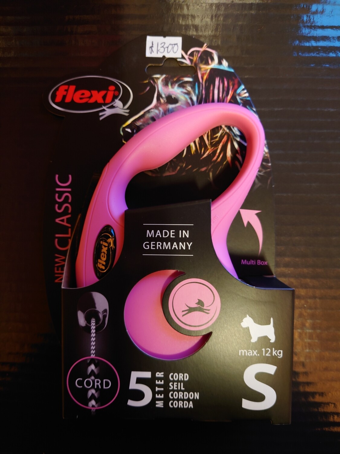 Flexi Dog Lead Small Pink 5m