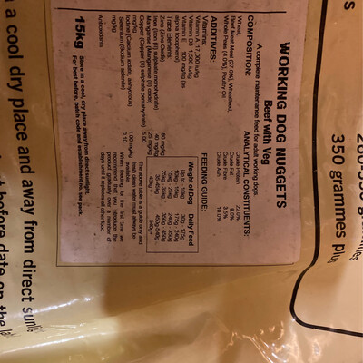 OLD PETER BEEF &amp; VEG 15kg