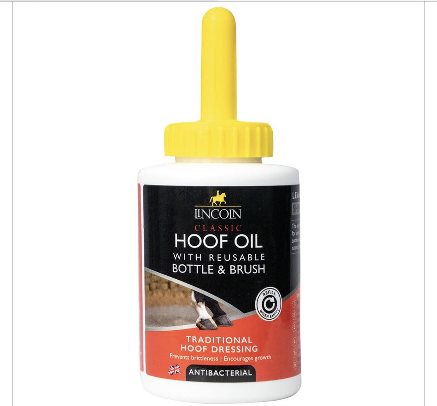 Lincoln classic Hoof oil with reusable bottle &amp; brush