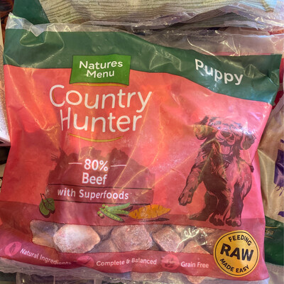 Country hunter puppy beef 1kg 