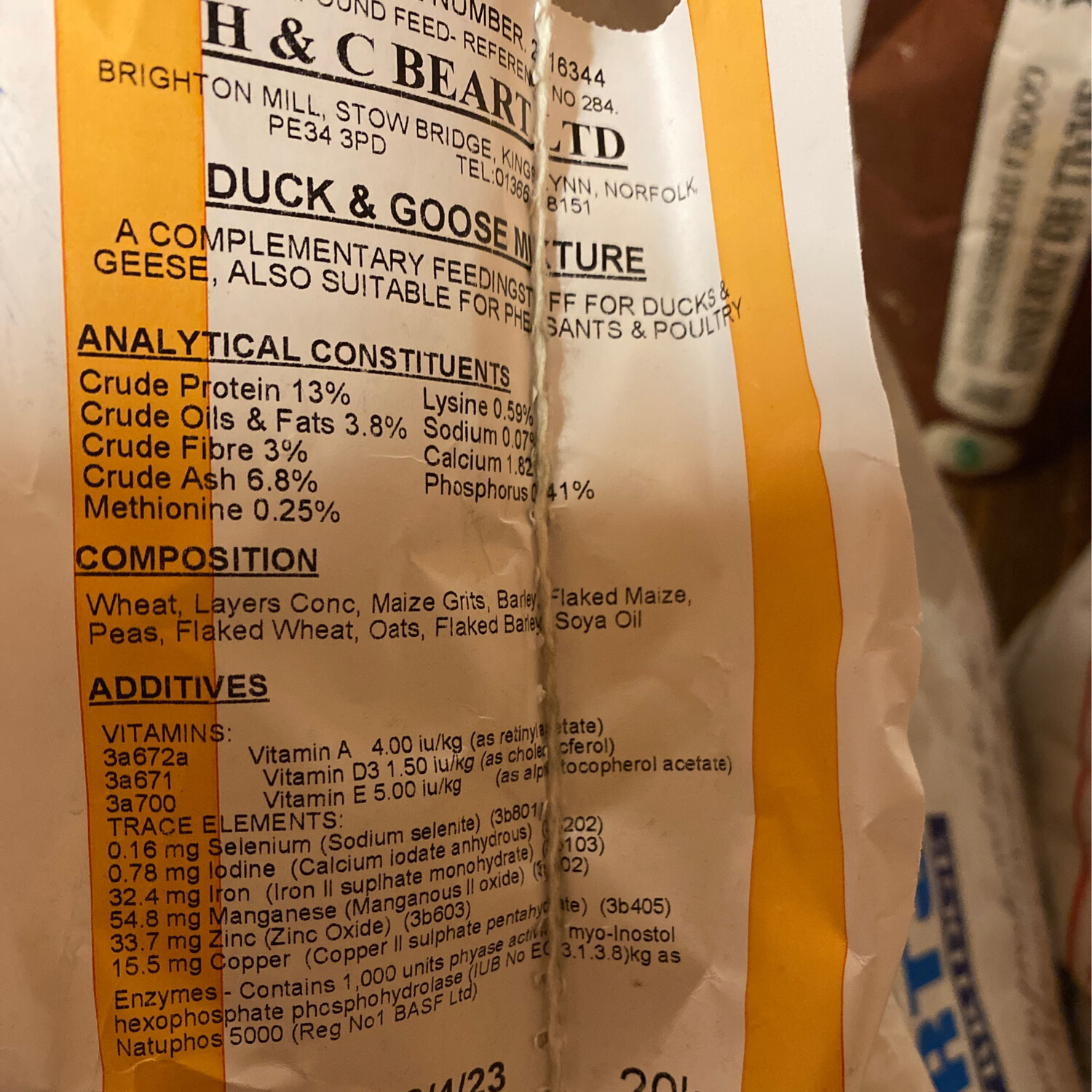 Goose &amp; Duck Mix 20kg