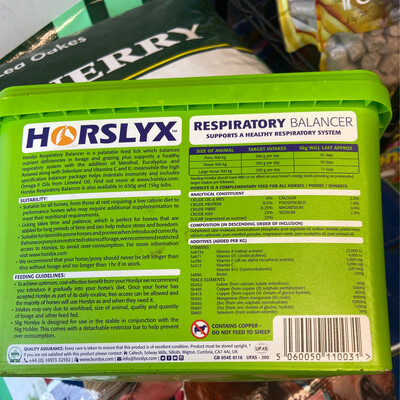 Horslyx Respiratory 5 Kilo
