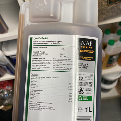 NAF DEVILS RELIEF 1ltr