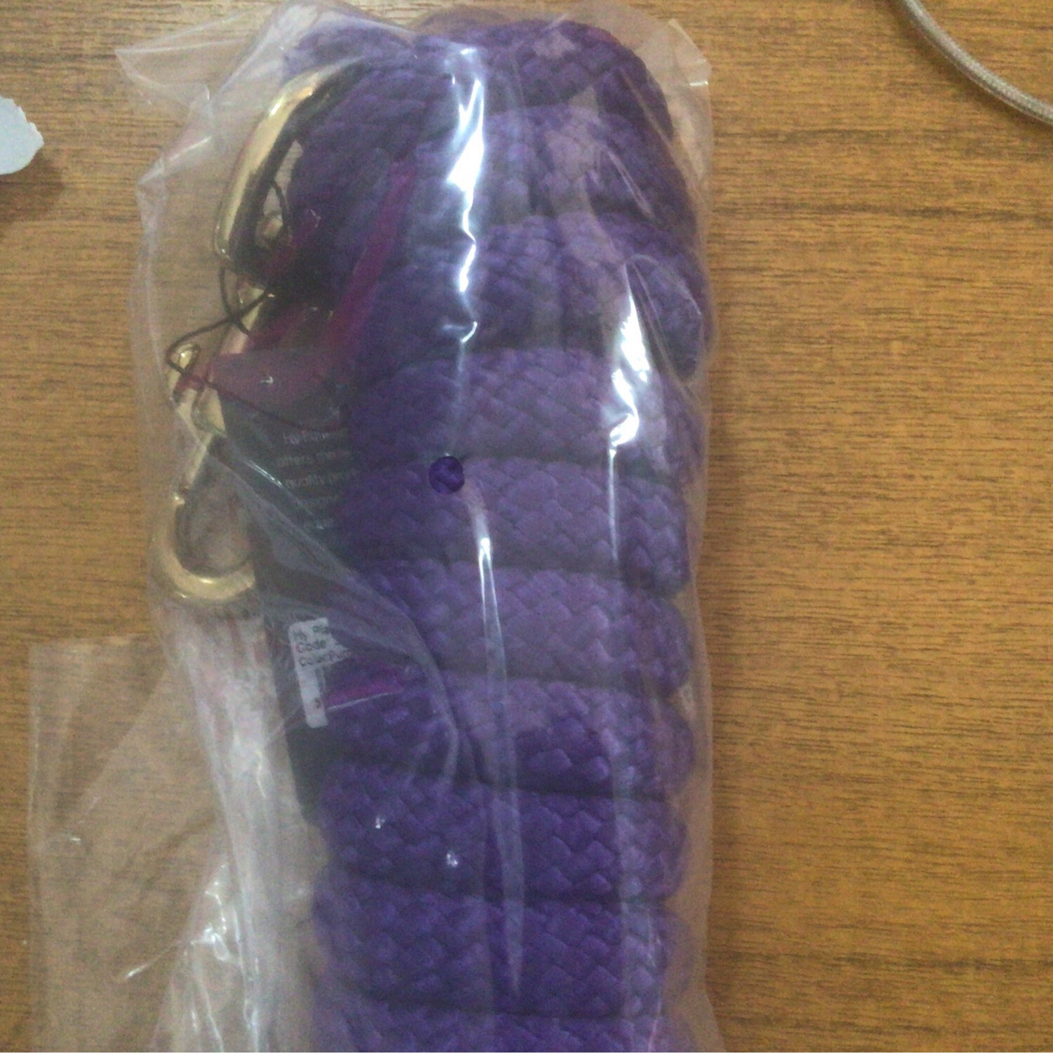 3meter Plaited Lead Rope Purple