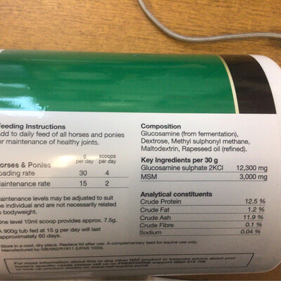 NAF GLUCOSAMINE WITH MSM 900g