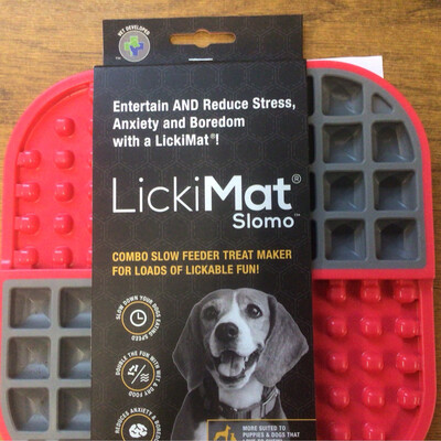 LICKIMAT SLOWMO 20cm RED