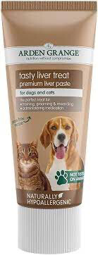 ARDEN GRANGE CAT &amp; DOG PASTE LIVER TREAT 75GM