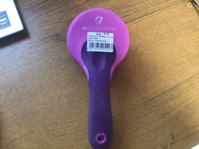 HY MANE &amp;TAIL BRUSH PURPLE/PINK
