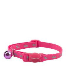 ANCOL HI-VIS SAFTEY CAT COLLAR PINK