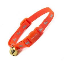 ANCOL HI-VIS SAFTEY CAT COLLAR ORANGE