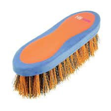 HY PRO GROOM DANDY BRUSH NAVY/Orange