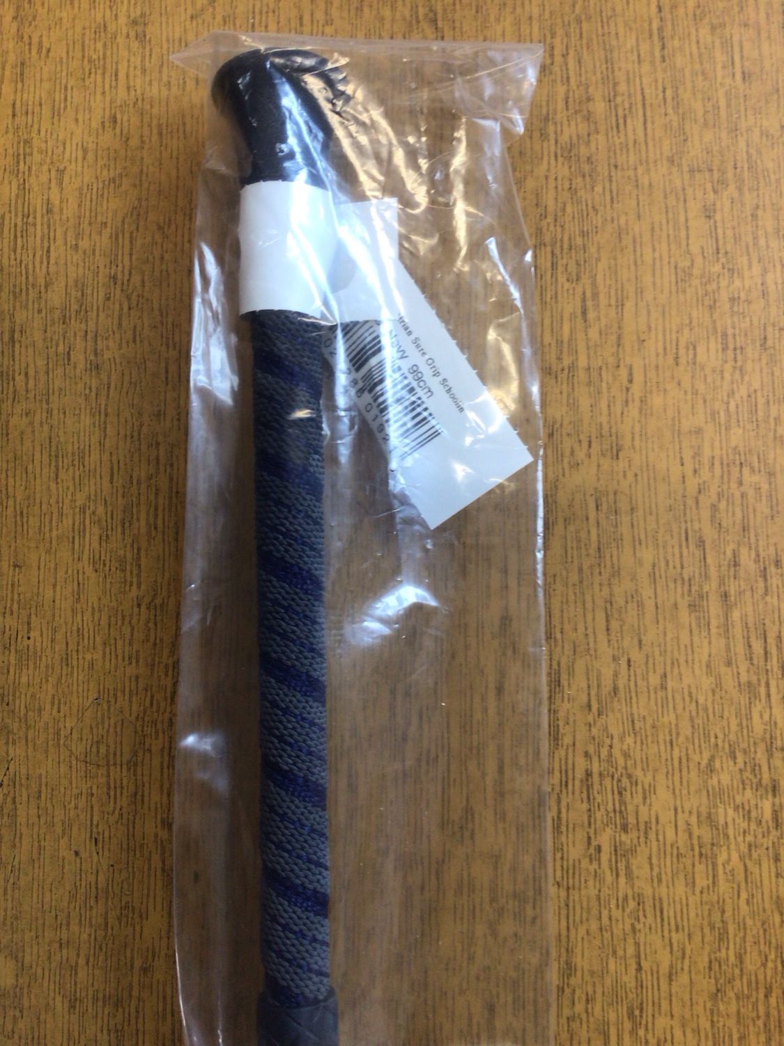 Hy Schooling Whip Spiral Suregrip Handle 99cm Navy