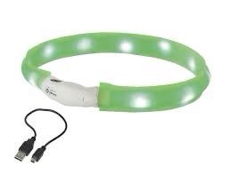 NOBBY STAR LITE LED COLLAR 70cm GREEN