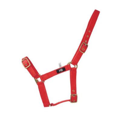 HEAD COLLAR - HY HOLLY FULLY ADJUSTABLE - RED PONY