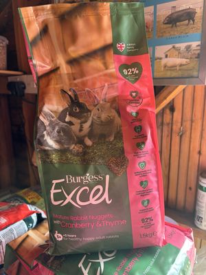 Burgess Excel Rabbit Mature With Cranberry &amp; thyme 1.5kg