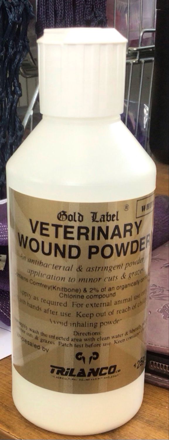 GOLD LABEL VETERINARY WOUND POWDER 125g