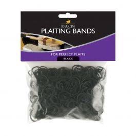 Lincoln Plaiting Bands BLACK