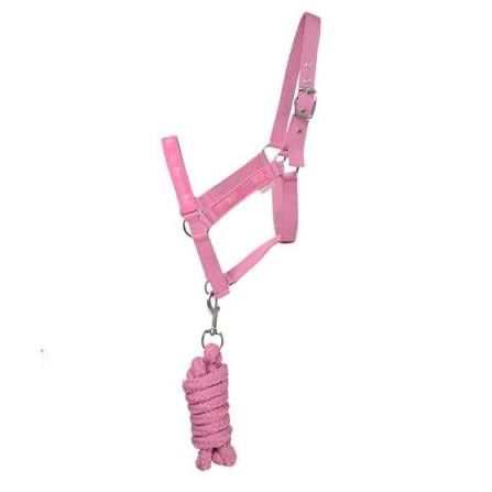 Little Rider Little Show Pony Headcollar &amp; Leadrope Pink Pony