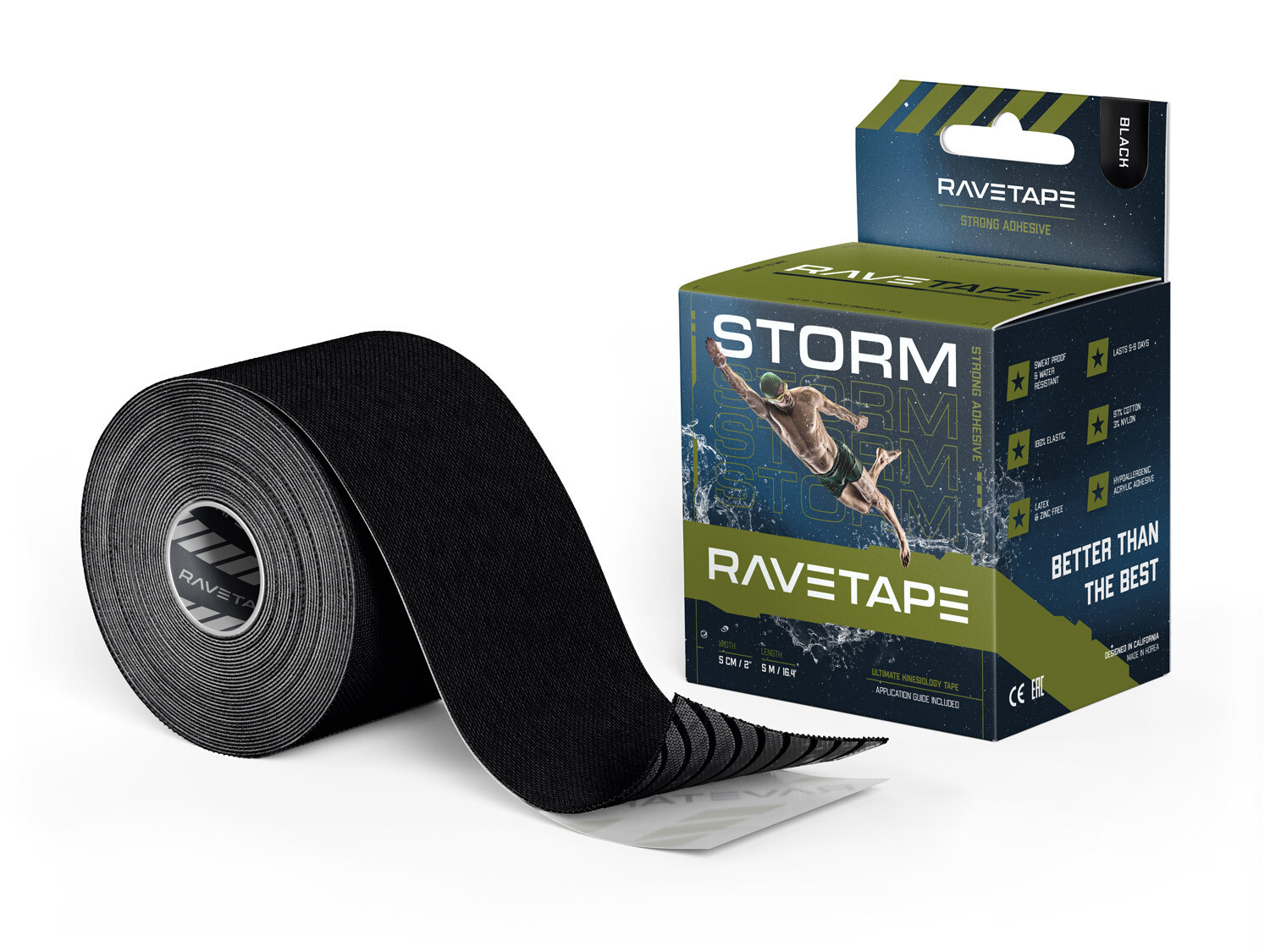 RaveTape STORM 5x5 – Black
