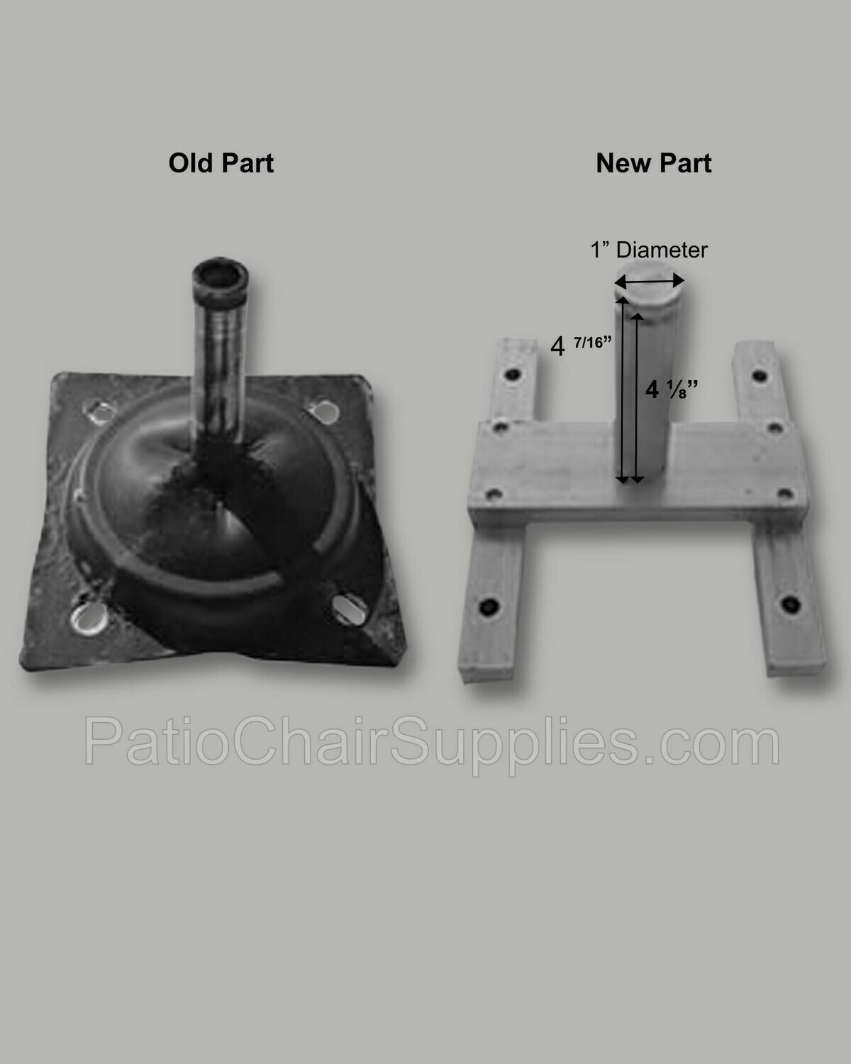 30-933 | Straight Heavy Duty Swivel Seat Post
