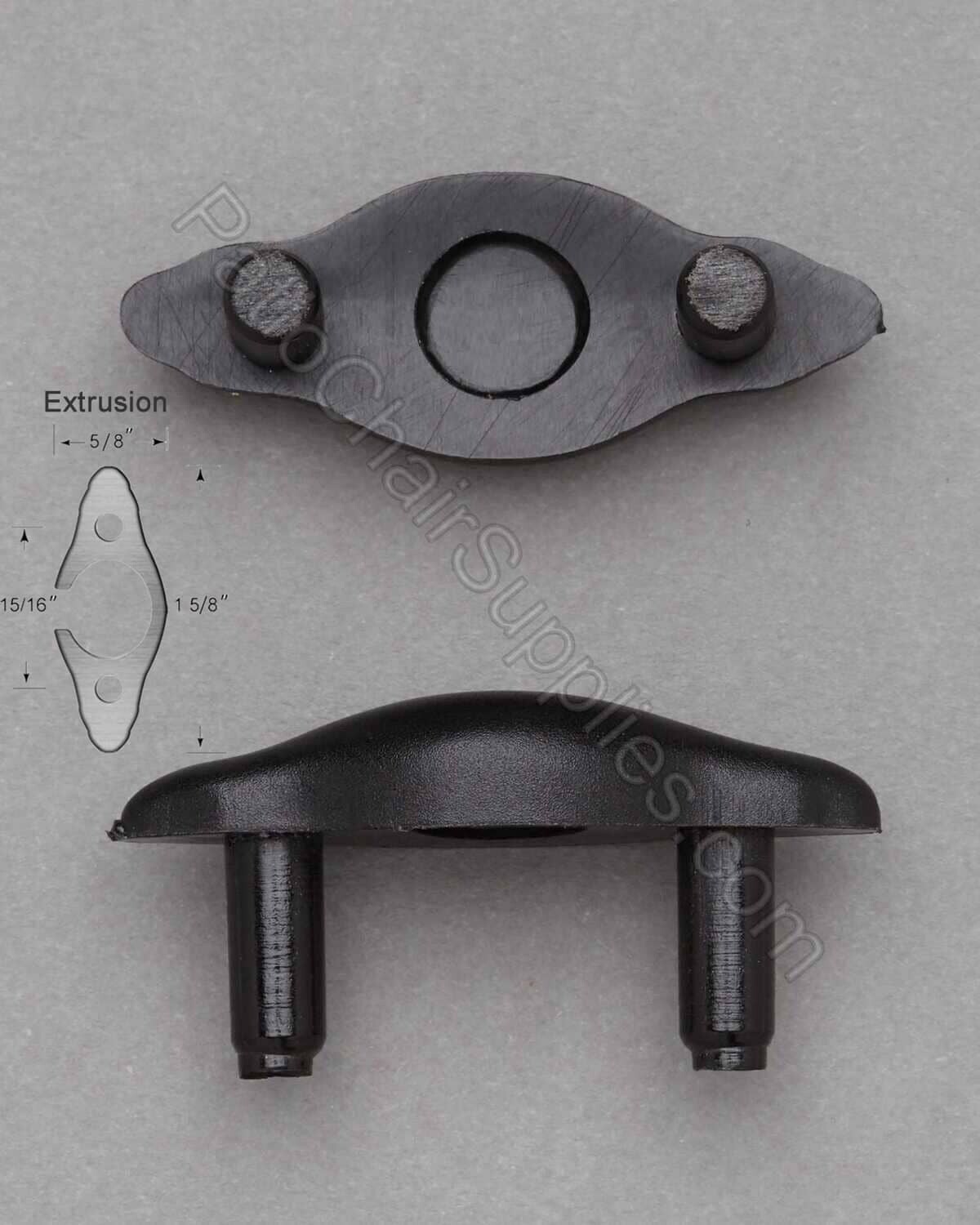 30-320B | 1 5/8 x 5/8” Dual Post sling insert