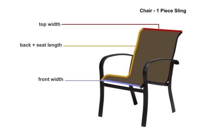Chair - 1 Piece Custom Sling