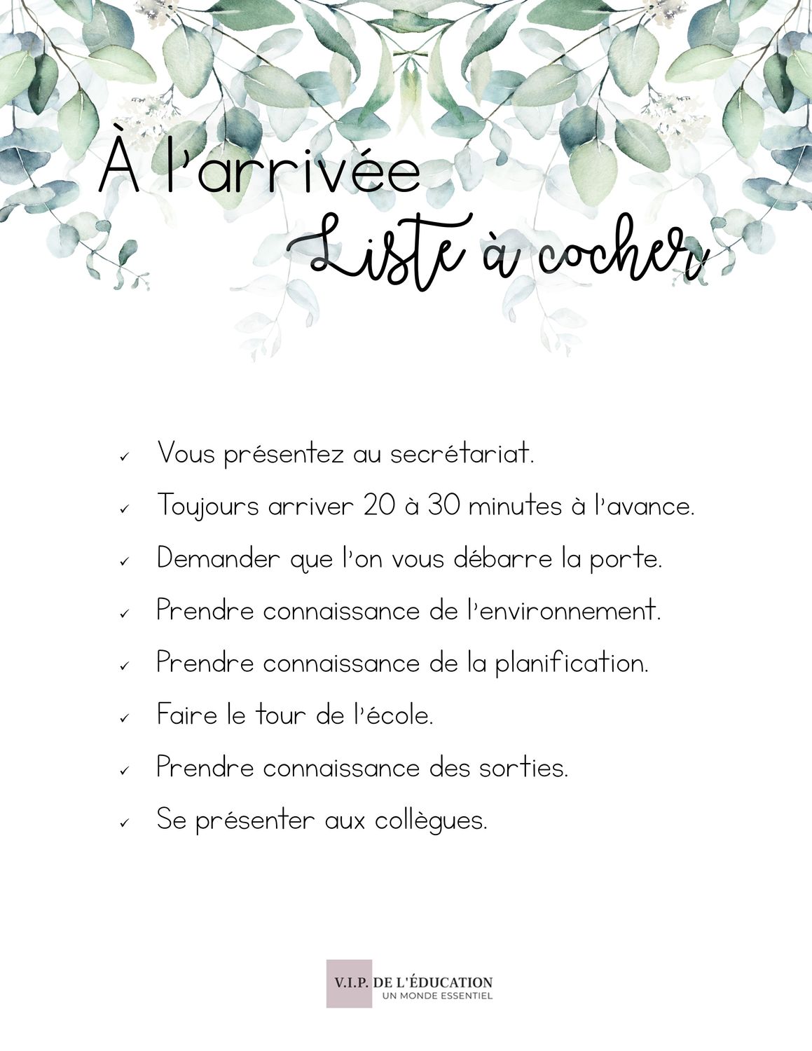 Trousse de remplacement-Aide à la classe