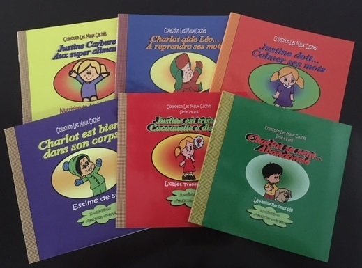 Ensemble des 6 livres de la collection pour enfants &quot;Les maux cachés&quot;