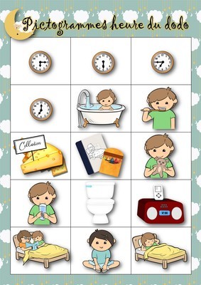 Affiche “Routine dodo” – Outil visuel pour accompagner le coucher