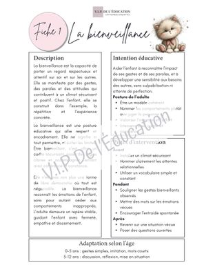 Document éducatif – Développement social, moral et affectif de l’enfant