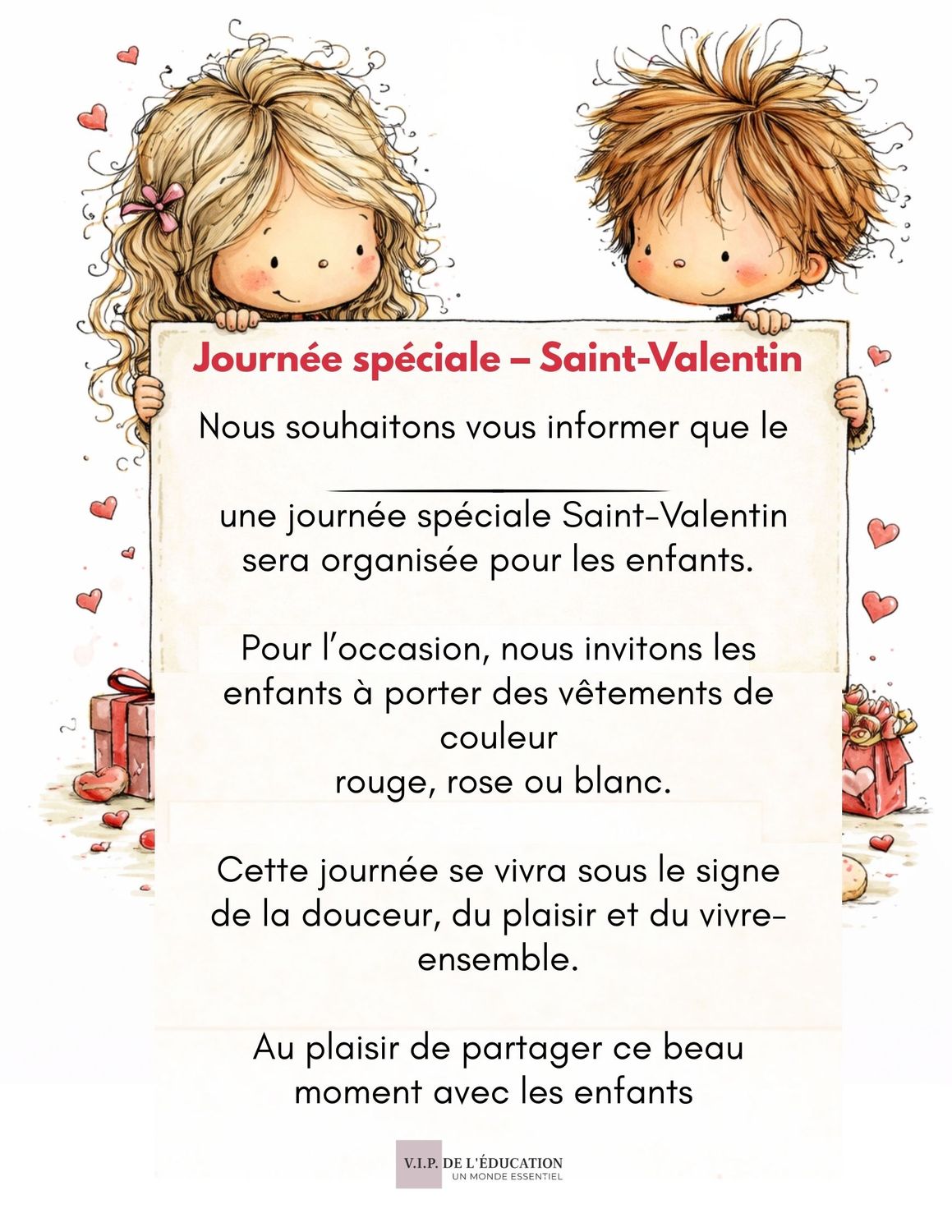 Affiche journée spéciale-St-Valentin