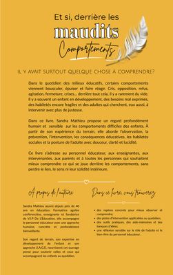 Livre MAUDITS COMPORTEMENTS