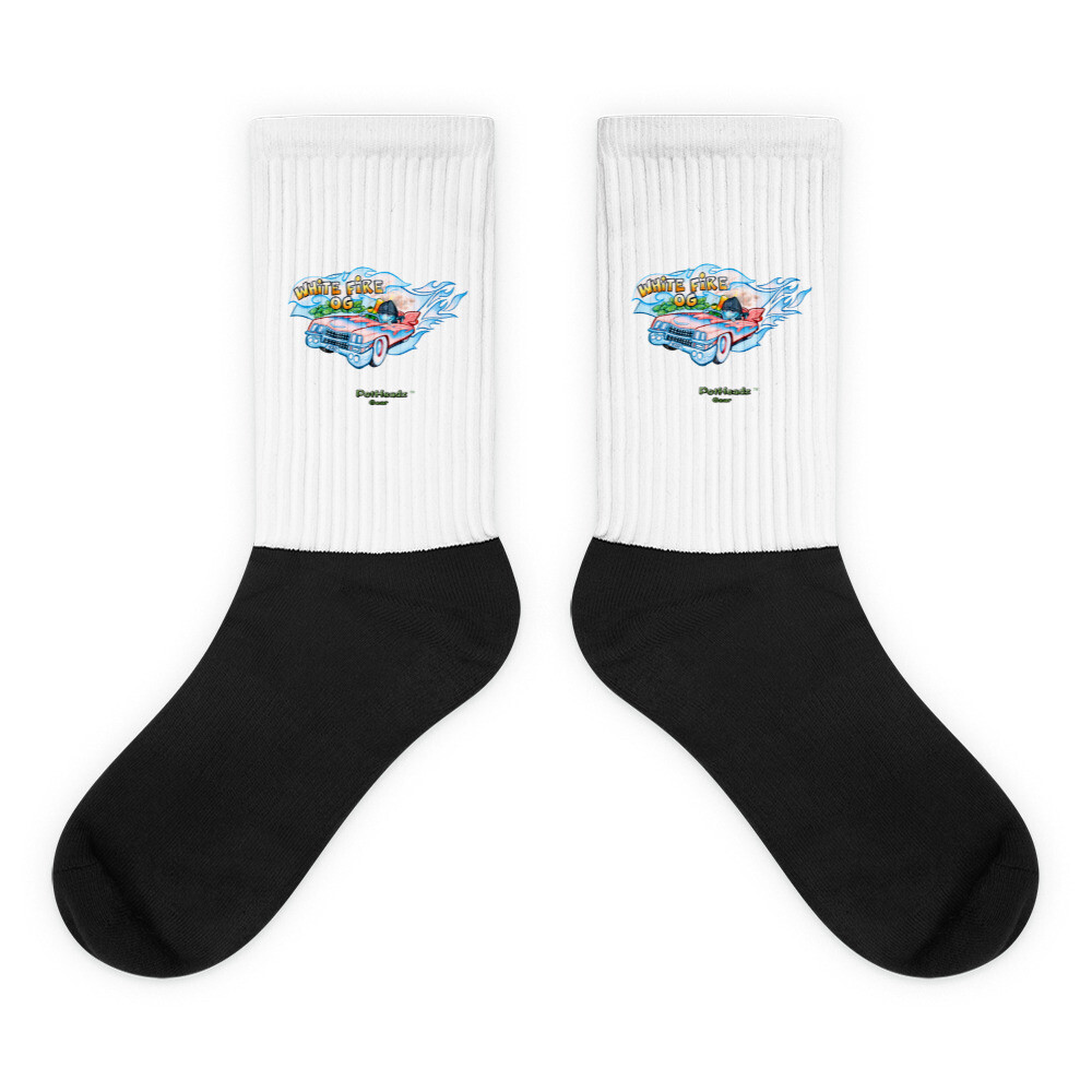 White Fire OG Socks, Size: M