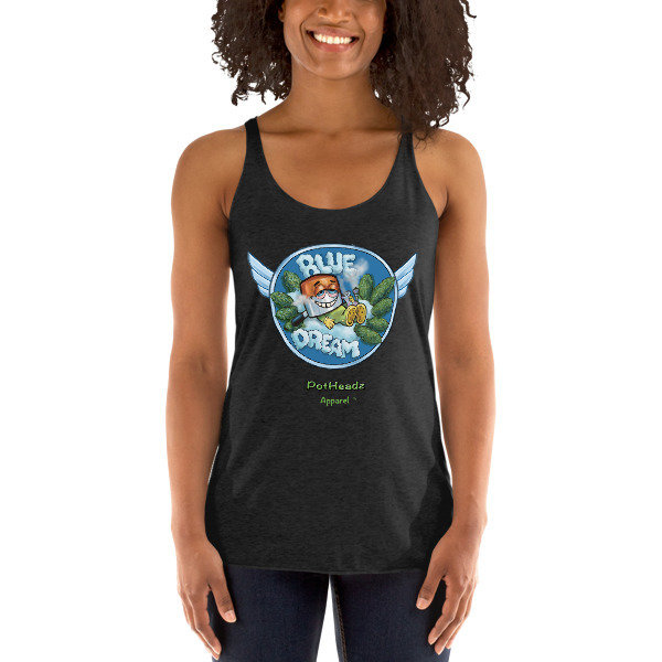 Blue Dream Women&#39;s Racerback Tank, Color: Vintage Black, Size: XS