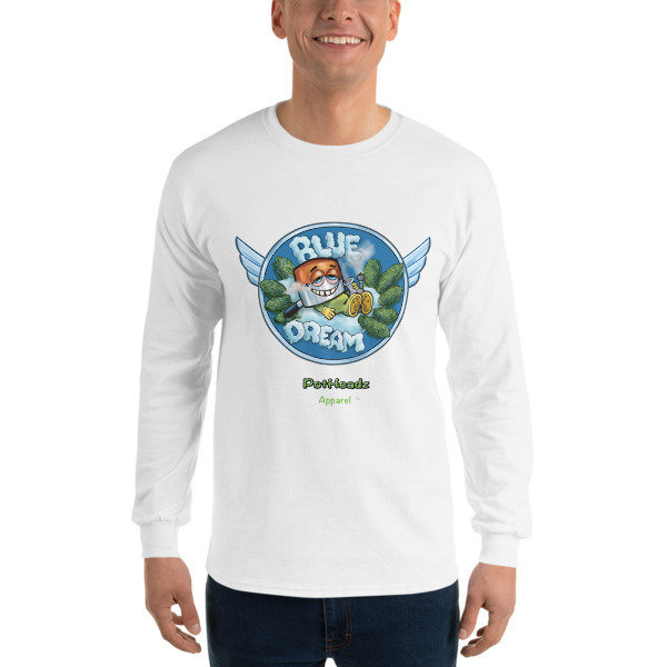 Blue Dream Long Sleeve T-Shirt, Color: White, Size: S