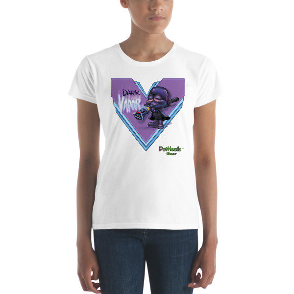 Dark Vapor Women&#39;s short sleeve t-shirt, Color: White, Size: S