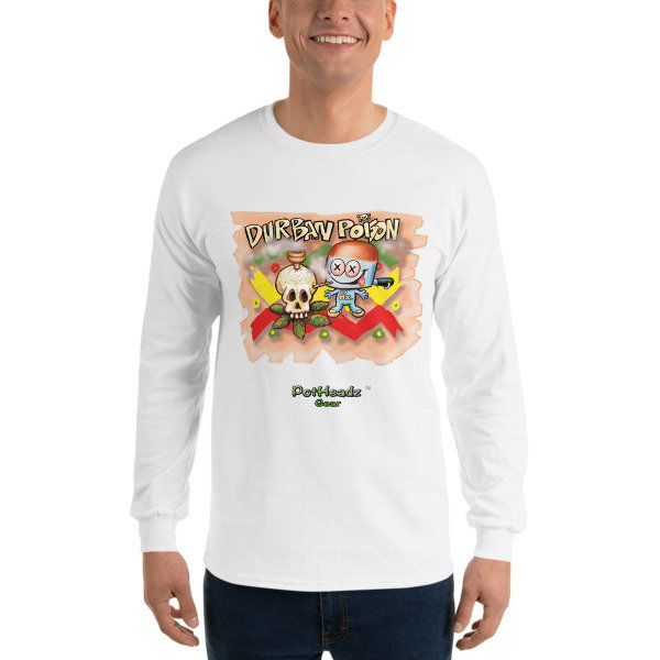 Durban Poison Long Sleeve T-Shirt, Color: White, Size: S