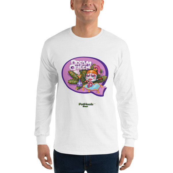 Dream Queen Long Sleeve T-Shirt, Color: White, Size: S