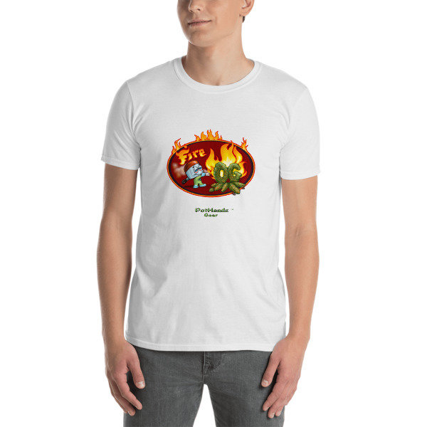 Fire OG Short-Sleeve Unisex T-Shirt, Color: White, Size: S