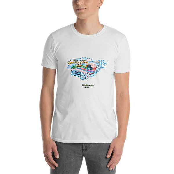 White Fire OG Short-Sleeve Unisex T-Shirt, Color: White, Size: S
