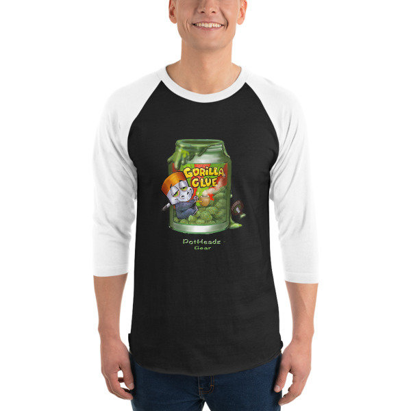Gorilla Glu 3/4 sleeve raglan shirt